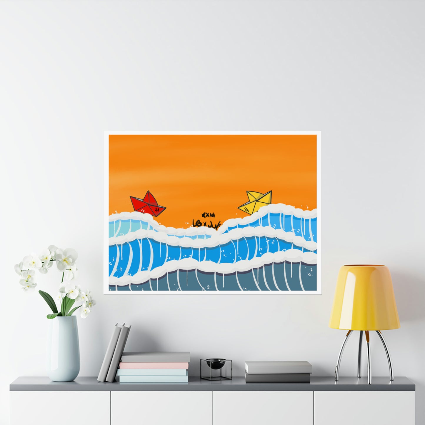 Paper Wave -Digital Print